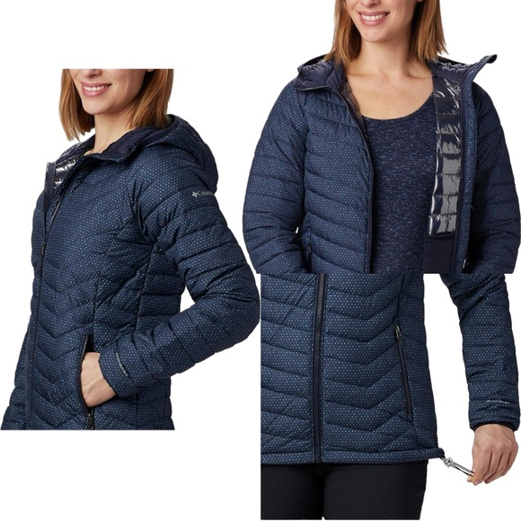 Columbia Powder Lite Puffer Jacket Omni-Heat Jacket Women’s Large - Picture 12 of 12